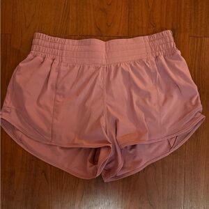 Women’s light purple lululemon hotty hot Athletic Shorts